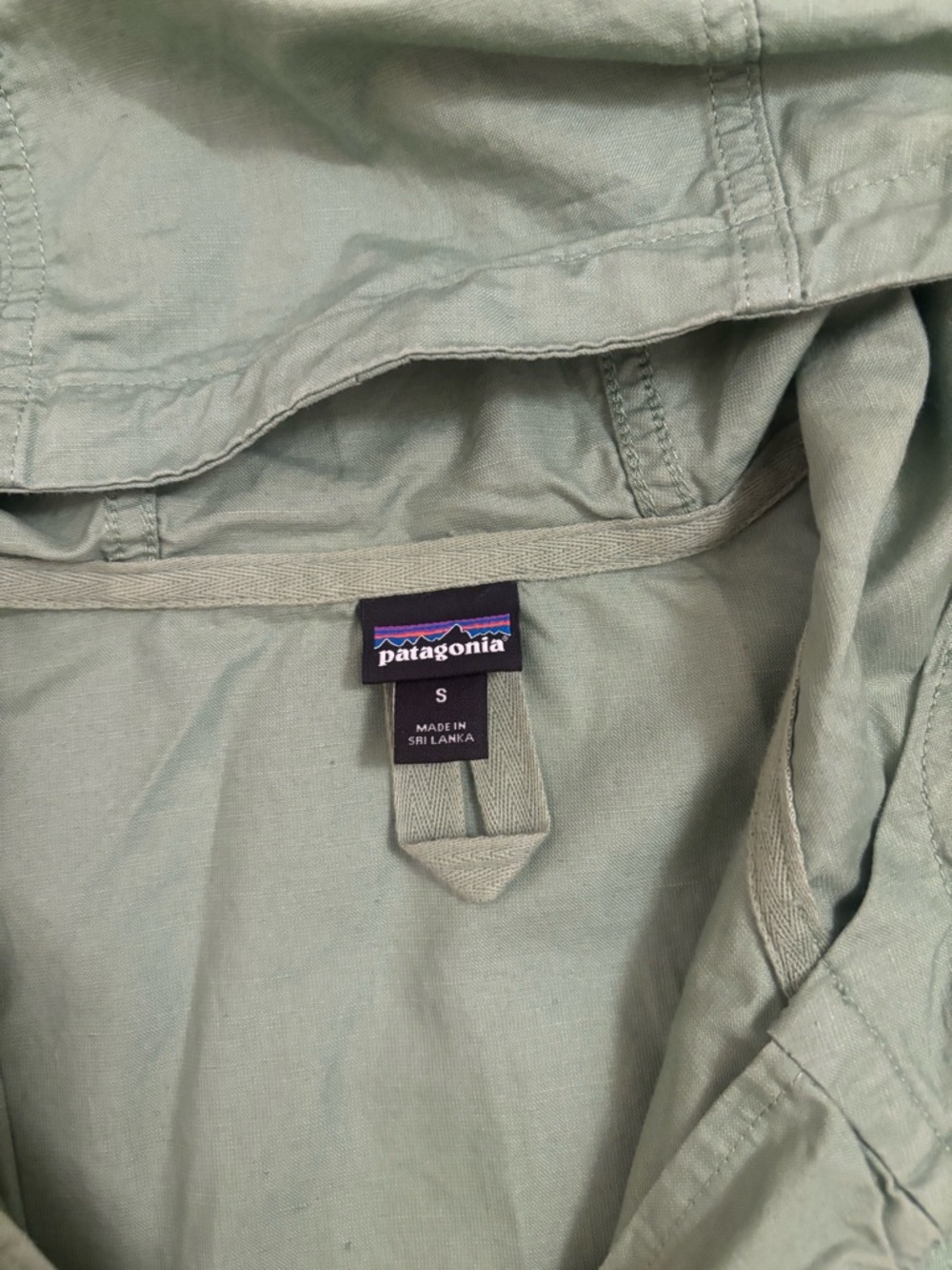 Patagonia Sage Green Hooded Windbreaker - Picture 3 of 6